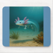 Unter Wasser Wunder: Der Axolotl Mousepad (Vorne)