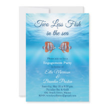 Unter Wasser zwei weniger Fische in der Verlobung