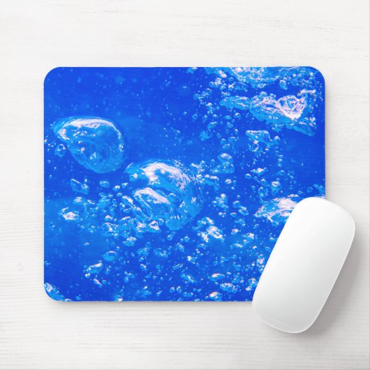 Unter Wasserblasen Mousepad (Mit Mouse)