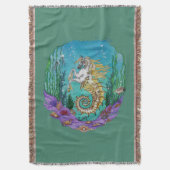 Unter WasserPferd Decke (Vorderseite Vertikal)