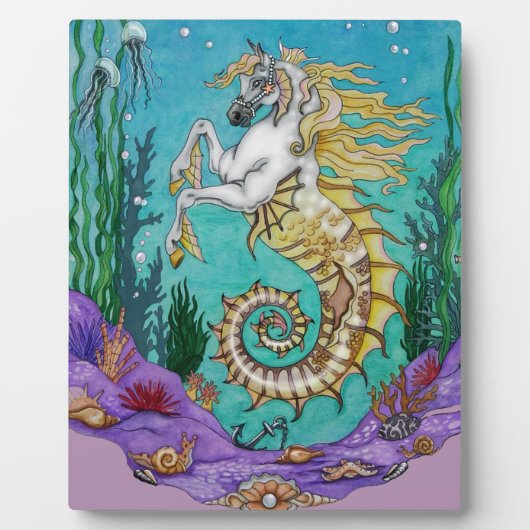 Unter WasserPferd Fotoplatte (Vorderseite)