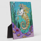 Unter WasserPferd Fotoplatte (Seite)