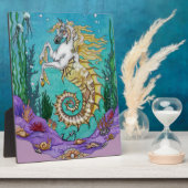 Unter WasserPferd Fotoplatte (Seite)