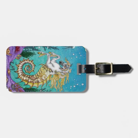 Unter WasserPferd Gepäckanhänger (Vorderseite horizontal)