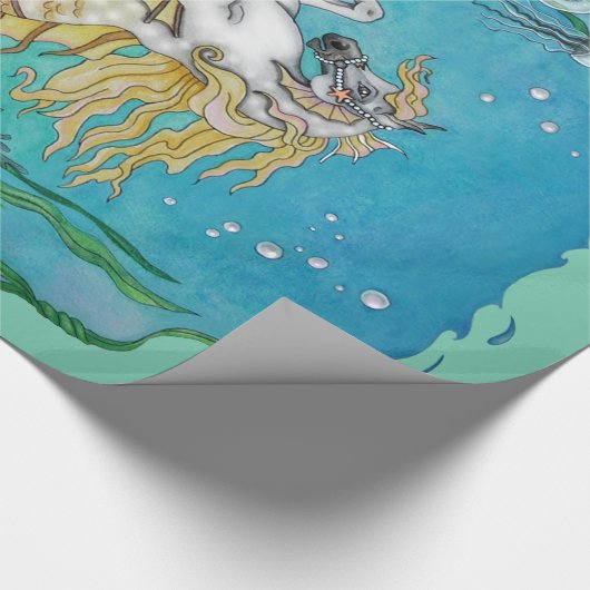 Unter WasserPferd Geschenkpapier (Ecke)