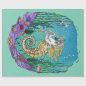 Unter WasserPferd Geschenkpapier (Flach)