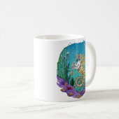 Unter WasserPferd Kaffeetasse (VorderseiteRechts)