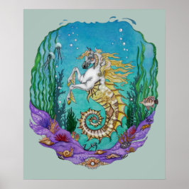 Unter WasserPferd Poster