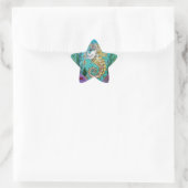 Unter WasserPferd Stern-Aufkleber (Tasche)