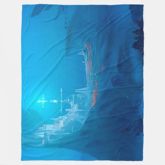 UNTER WASSERSTADT FLEECEDECKE (Vorderseite)