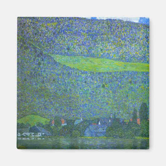 Unterach am Attersee bei Klimt, Vintager Jugendsti Magnet (Vorne)