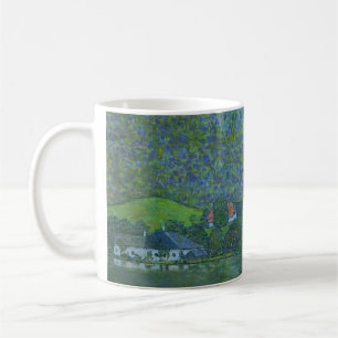 Unterach am Attersee von Klimt, Vintage Art Nouvea Kaffeetasse