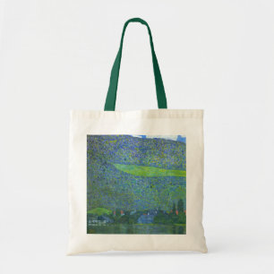 Unterach am Attersee von Klimt, Vintage Art Nouvea Tragetasche