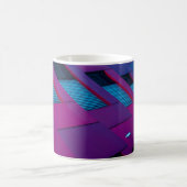 Unteransicht des lila Gebäude Kaffeetasse (Mittel)
