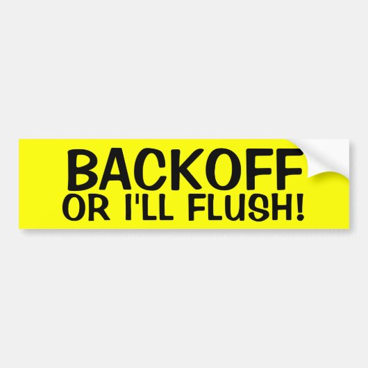 UNTERAUSSTEUERUNG ODER ich ERRÖTEN! Autoaufkleber (Vorne)