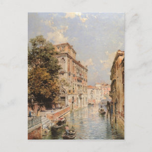 Unterbergers venezianische Kunstpostkarte Postkarte