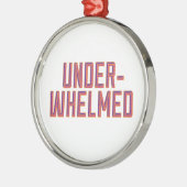 unterbewertet silbernes ornament (Links)