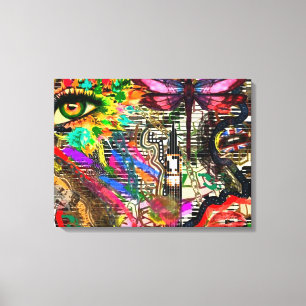 Unterbewusste Traum-Digital-Collage durch KEB Leinwanddruck