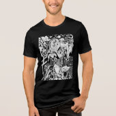 Unterbewusster Fisch Tri-Blend Shirt (Vorderseite)