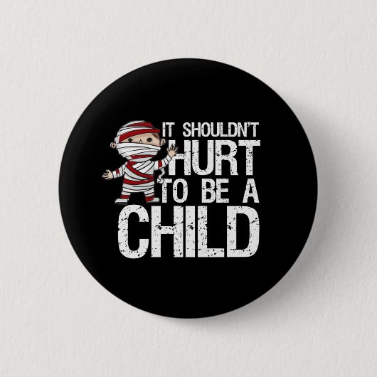 Unterbinden von Kindermissbrauch Sensibilisierungs Button (Vorderseite)