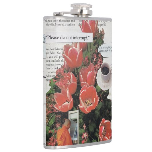 Unterbrechen Sie die Kaffeezeit am Morgen nicht Flachmann (Rechts)