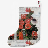 Unterbrechen Sie die Kaffeezeit am Morgen nicht Kleiner Weihnachtsstrumpf (Rückseite)