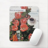Unterbrechen Sie die Kaffeezeit am Morgen nicht Mousepad (Mit Mouse)