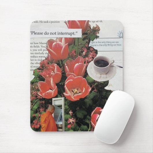 Unterbrechen Sie die Kaffeezeit am Morgen nicht Mousepad (Mit Mouse)