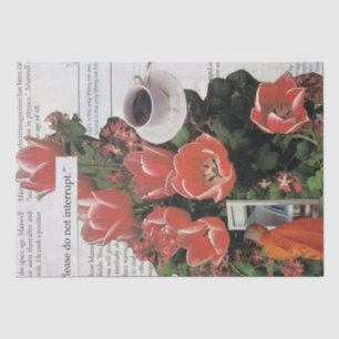 Unterbrechen Sie die Kaffeezeit am Morgen nicht Seidenpapier