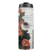 Unterbrechen Sie die Kaffeezeit am Morgen nicht Thermosbecher (Vorderseite)