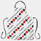 Unterbrechen Sie Ihre routinemäßige Play Bridge un Schürze (Vorderseite)