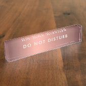 Unterbrechen Sie nicht das Gold-Geschäft für die S Namensplakette (Seite)