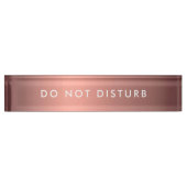 Unterbrechen Sie nicht das Gold-Geschäft für die S Namensplakette (Vorderseite)