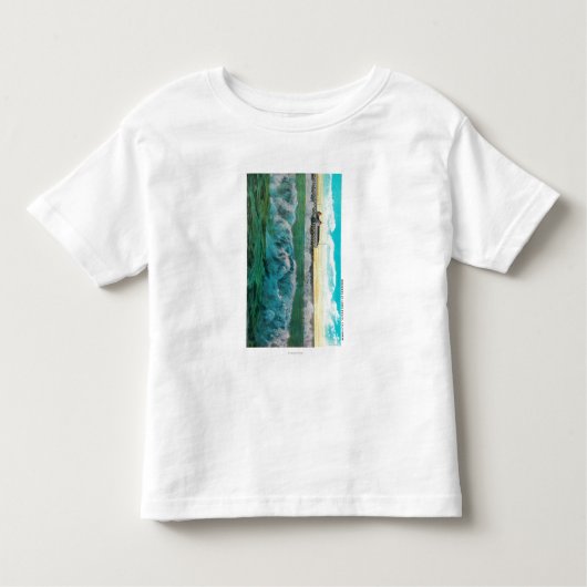 Unterbrecher in Long Beach, Kalifornien Kleinkind T-shirt (Vorderseite)