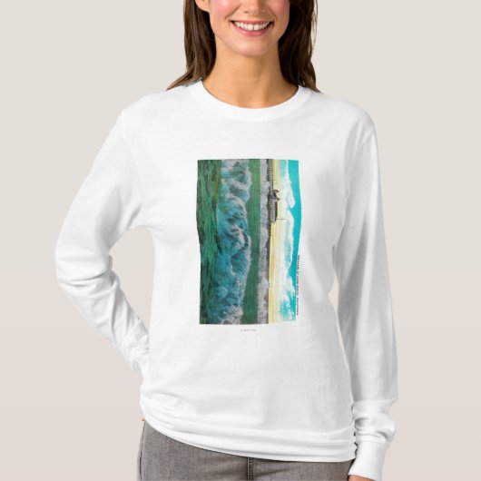 Unterbrecher in Long Beach, Kalifornien T-Shirt (Vorderseite)