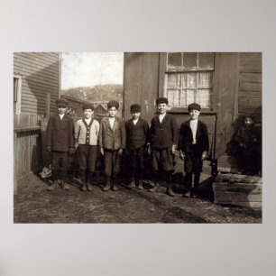 Unterbrecher-Jungen - Pittston Pennsylvania Poster