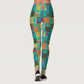 Unterbrechte Rechtecke Leggings (Rückseite)