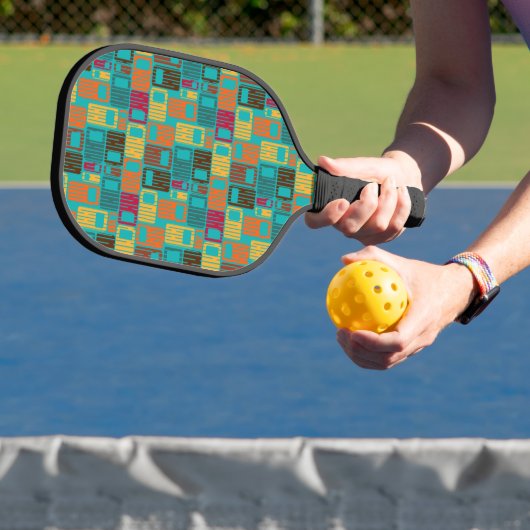 Unterbrechte Rechtecke Pickleball Schläger (InSitu)