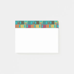 Unterbrechte Rechtecke Post-it Klebezettel