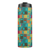 Unterbrechte Rechtecke Thermosbecher (Vorderseite)