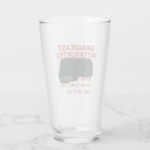 Unterbrechte Übertragung - T-Shirt "Signal Lost Gl Glas (Rückseite)