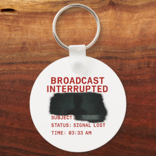 Unterbrechte Übertragung - T-Shirt "Signal Lost Gl Schlüsselanhänger