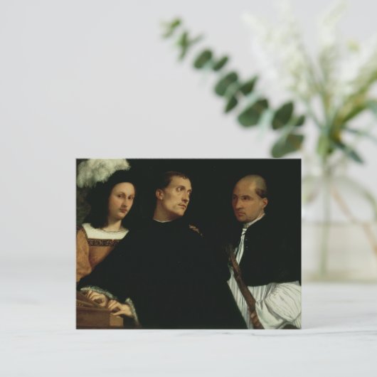 Unterbrechtes Konzert, c.1512 Postkarte (Stehend Vorderseite)