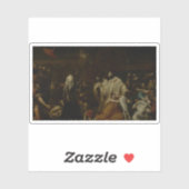 Unterbrechung der Pest von Siena Aufkleber (Blatt)