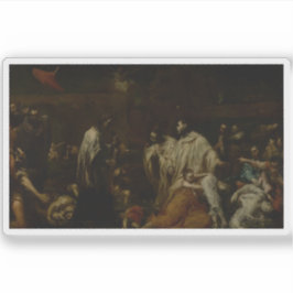 Unterbrechung der Pest von Siena Aufkleber