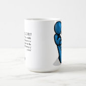 Unterbrechung Funny Mug Kaffeetasse (Mittel)