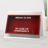 Unterbrechung im Falle einer Rot-Box Karte (Vorderseite)