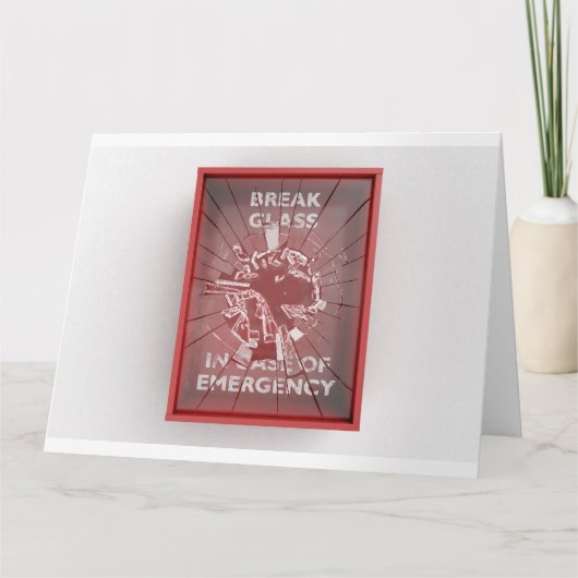 Unterbrechung im Falle einer Rot-Box Karte (Vorderseite)