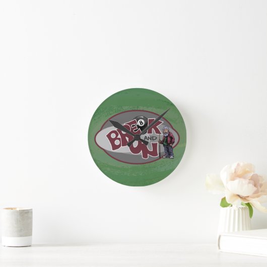 Unterbrechung und Ausführung Runde Wanduhr (Zuhause)