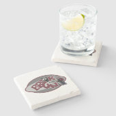 Unterbrechung und Ausführung Steinuntersetzer (Seitenansicht)